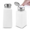 2 PCS Push Down Pump Dispenser for Cleanser Toner Nail Polish Remover Pump Lip Eye Makeup Remover Bottle 250 ml