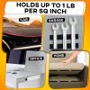 Hook and Loop Tape Roll with Heavy Duty Adhesive Industrial Strength Easy to Cut Strong Hook and Loop Strips with Sticky Back Black 1 Inch x 30 Feet