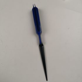Fluffy shaped styling comb (Color: navy)
